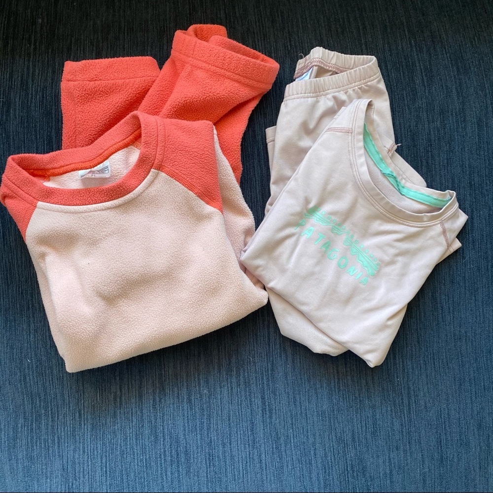 [Patagonia] Girls Baselayer and Fleece sets